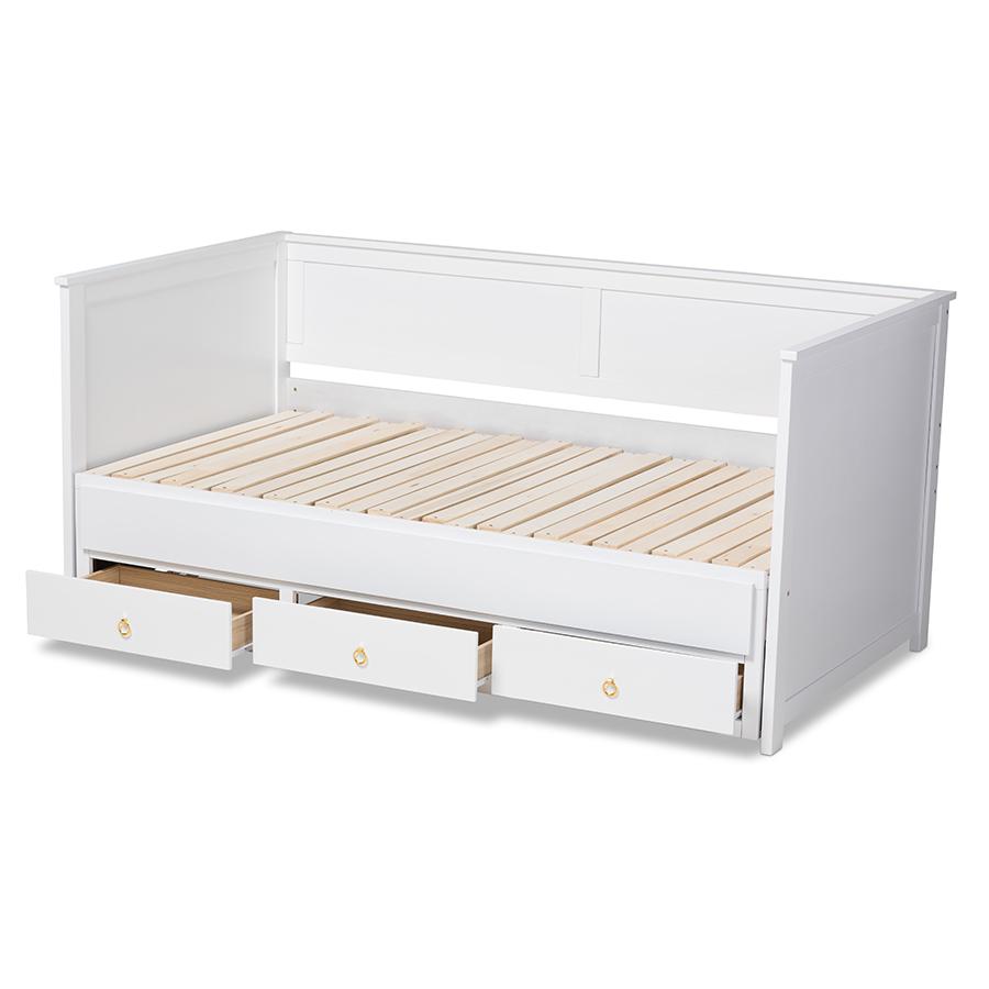 Wood Expandable Twin Size to King Size Daybed with Storage Drawers. Picture 7
