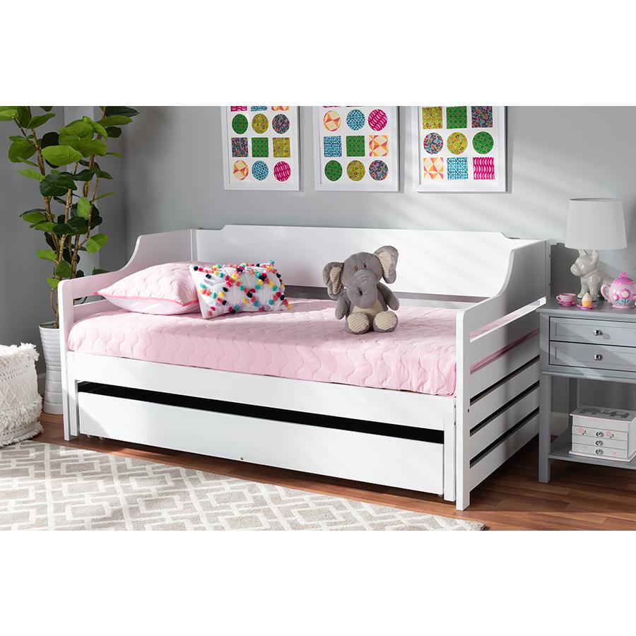 Finished Expandable Twin Size to King Size Daybed with Storage Drawer. Picture 10