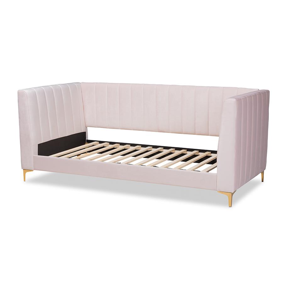 Gold Finished Twin Size Daybed. Picture 3