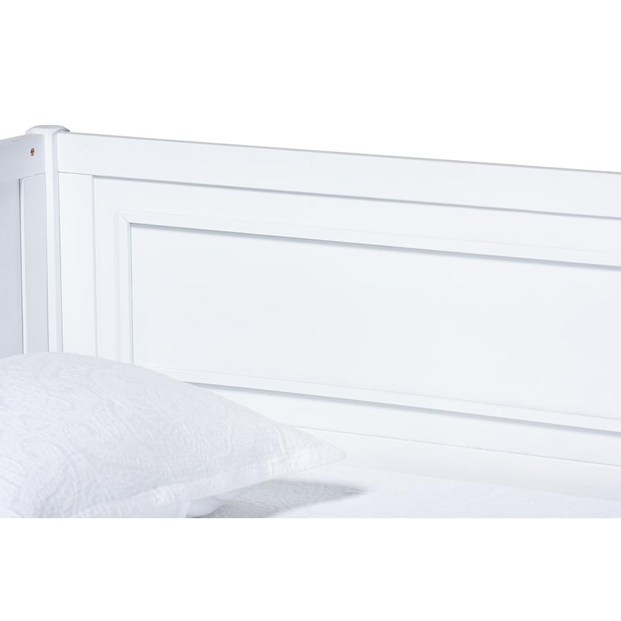 Baxton Studio Daniella Modern and Contemporary White Finished Wood Daybed. Picture 4