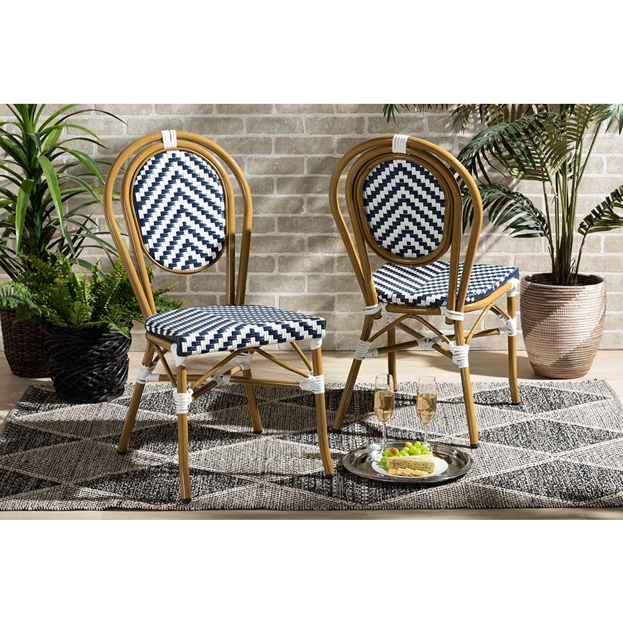 Stackable 2-Piece Bistro Dining Chair Set. Picture 6