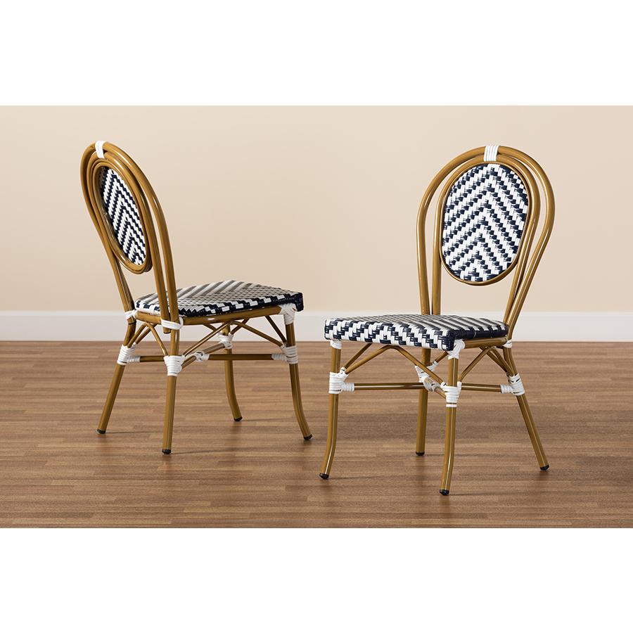 Stackable 2-Piece Bistro Dining Chair Set. Picture 7