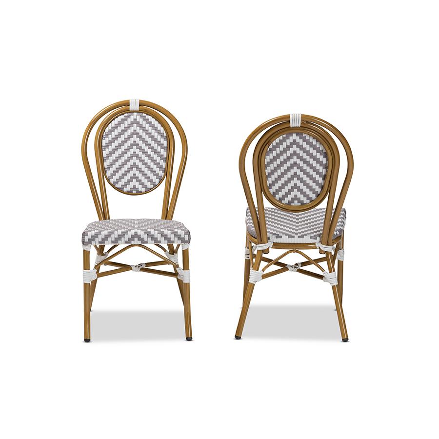 Stackable 2-Piece Bistro Dining Chair Set. Picture 2