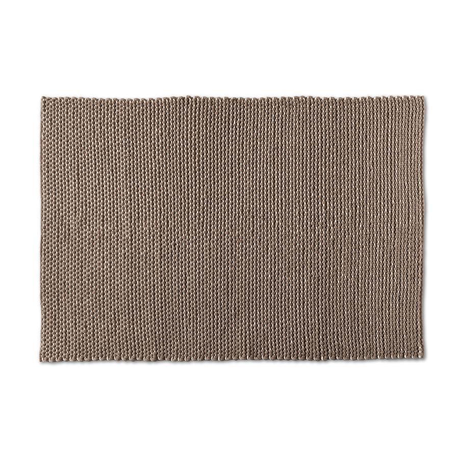 Colemar Modern and Contemporary Brown Handwoven Wool Dori Blend Area Rug. Picture 1