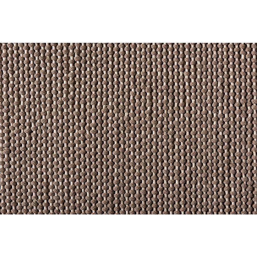 Colemar Modern and Contemporary Brown Handwoven Wool Dori Blend Area Rug. Picture 2
