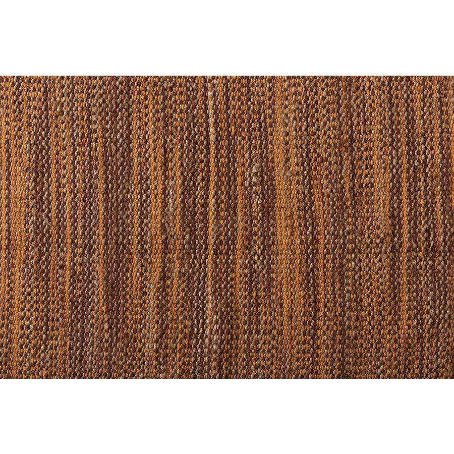 Michigan Modern and Contemporary Rust Handwoven Hemp Blend Area Rug. Picture 2