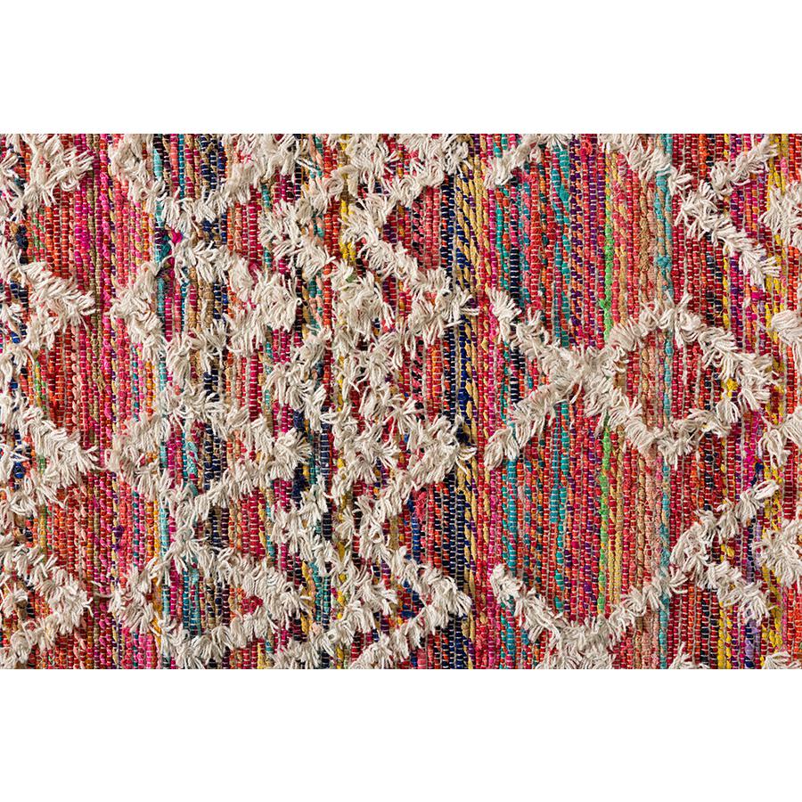 Graydon Modern and Contemporary Multi-Colored Handwoven Fabric Blend Area Rug. Picture 2