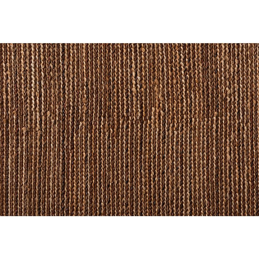 Zaguri Modern and Contemporary Natural Handwoven Leather Blend Area Rug. Picture 2