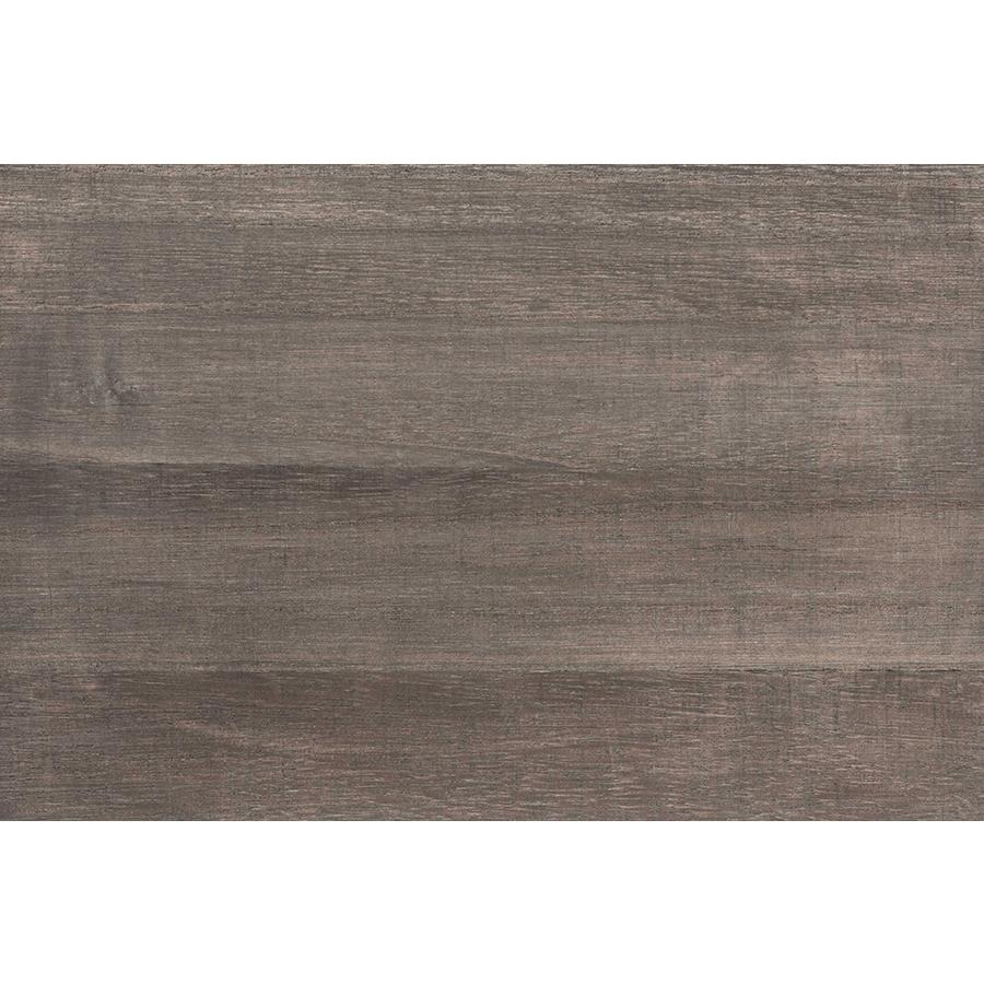 Grey and White Fabric Upholstered Greywashed Wood 4-Basket Tallboy Storage Unit. Picture 7