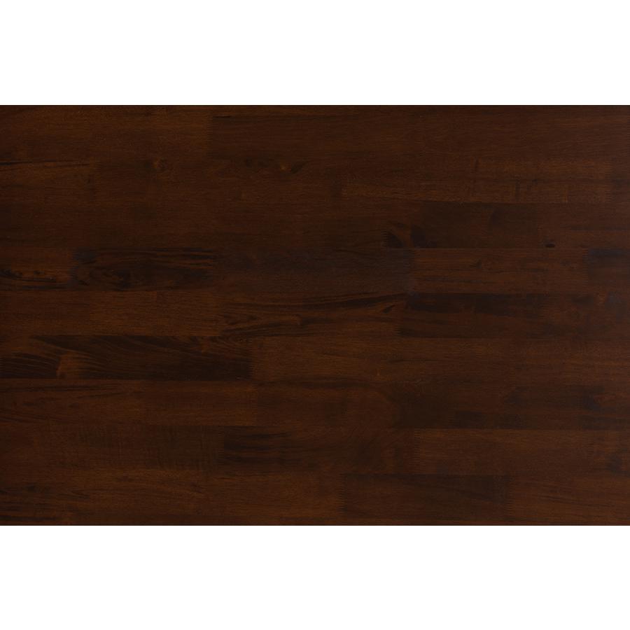 Seneca Modern and Contemporary Dark Brown Finished Wood Dining Table. Picture 6