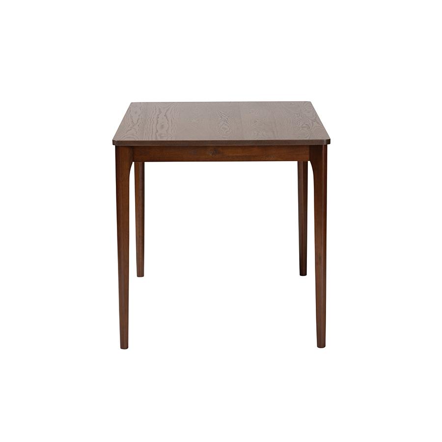Baxton Studio Sherwin Mid-Century Modern Walnut Brown Finished Wood Dining Table. Picture 3