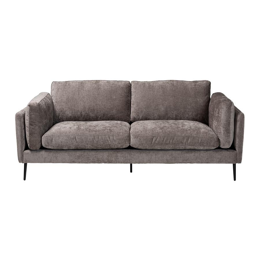 Holton Modern Grey Fabric Sofa. Picture 2