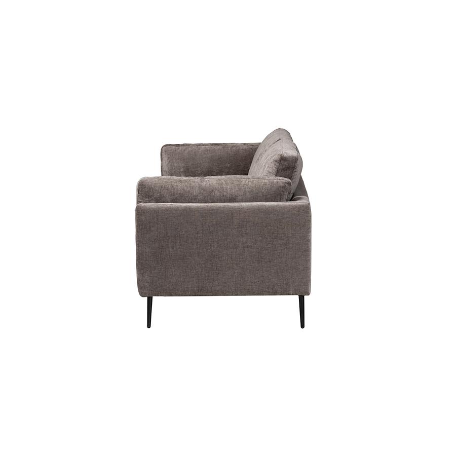 Holton Modern Grey Fabric Sofa. Picture 3