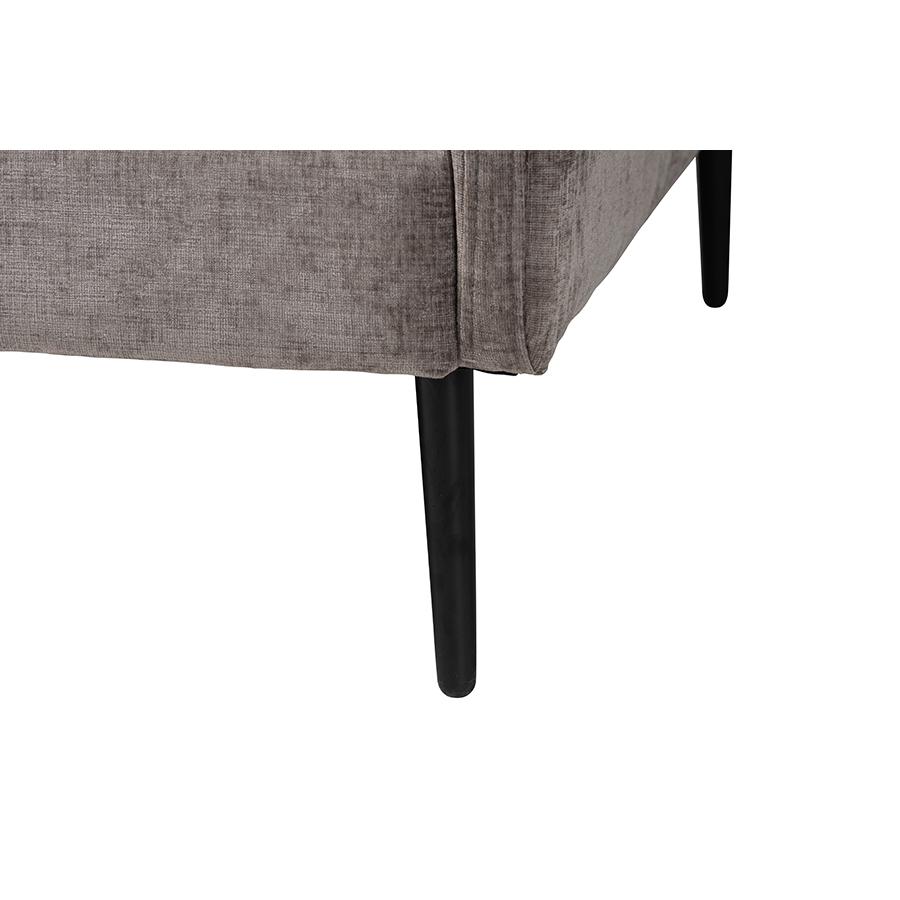 Holton Modern Grey Fabric Sofa. Picture 6