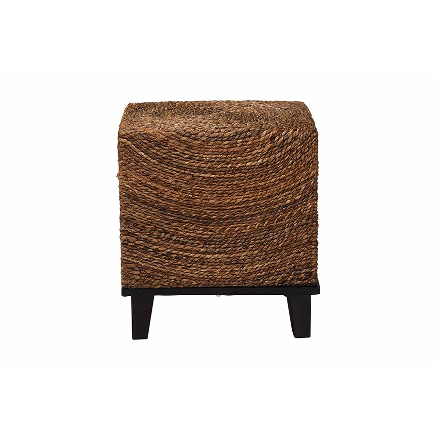 Verino Bohemian Natural Seagrass End Table. Picture 2