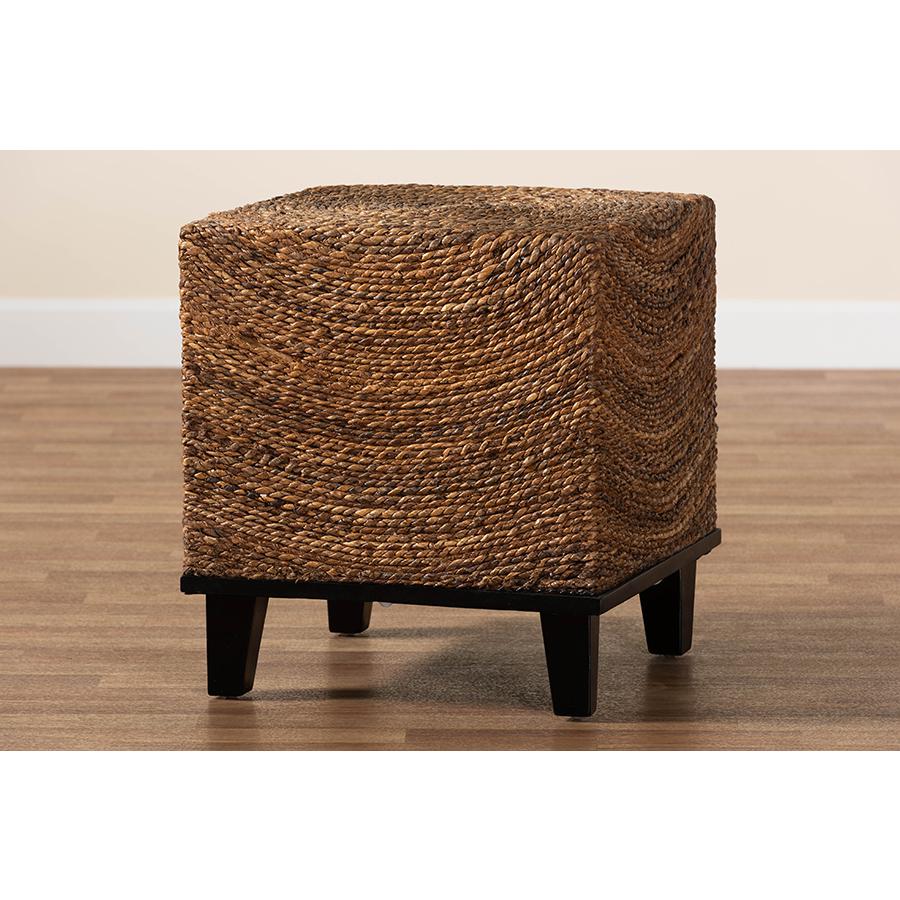 Verino Bohemian Natural Seagrass End Table. Picture 8