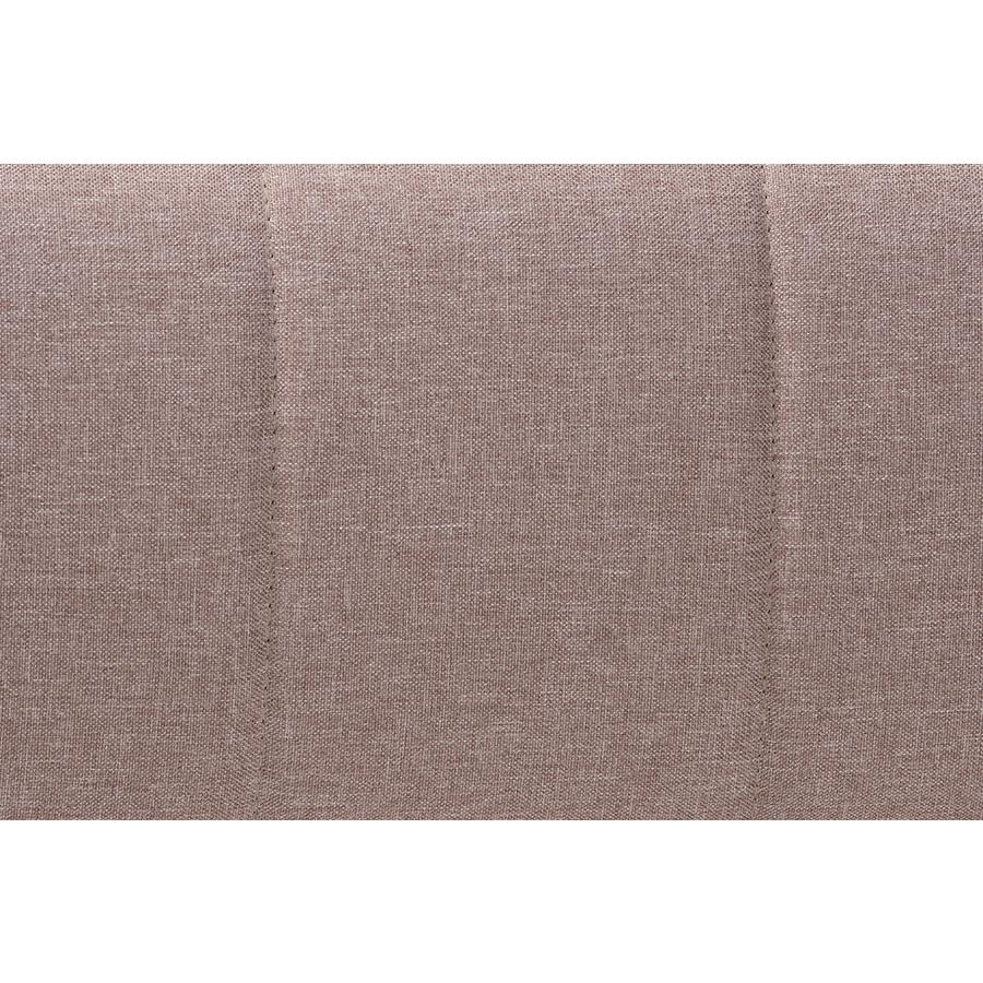 Lanoma Contemporary Clay Fabric Upholstered Convertible Sleeper Sofa. Picture 5
