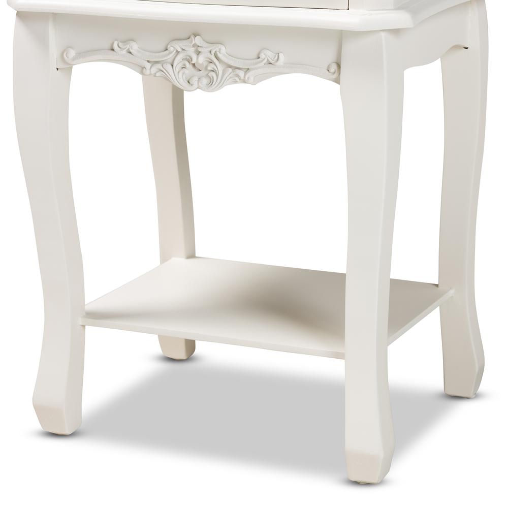 Baxton Studio Amalie Antique French Country Cottage Two-Tone White and Oak Finished 2-Drawer Wood Nightstand. Picture 18