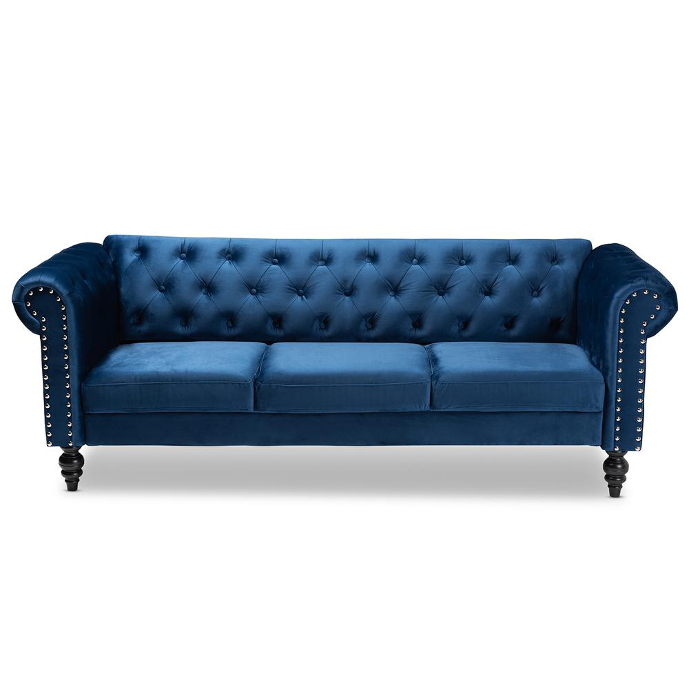 Button Tufted Chesterfield Sofa. Picture 12