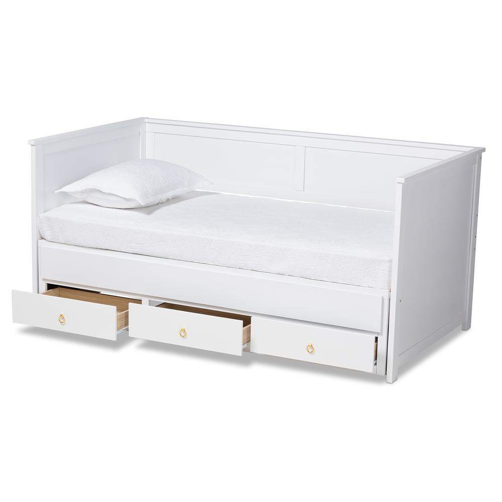 Wood Expandable Twin Size to King Size Daybed with Storage Drawers. Picture 13