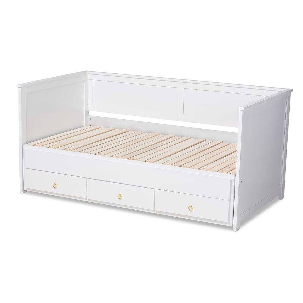 Wood Expandable Twin Size to King Size Daybed with Storage Drawers. Picture 17