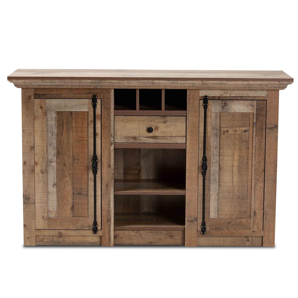 Farmhouse Rustic Finished Wood 2-Door Dining Room Sideboard Buffet. Picture 12