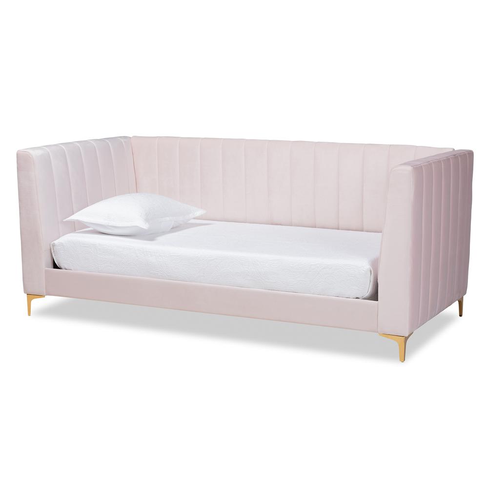 Gold Finished Twin Size Daybed. Picture 8