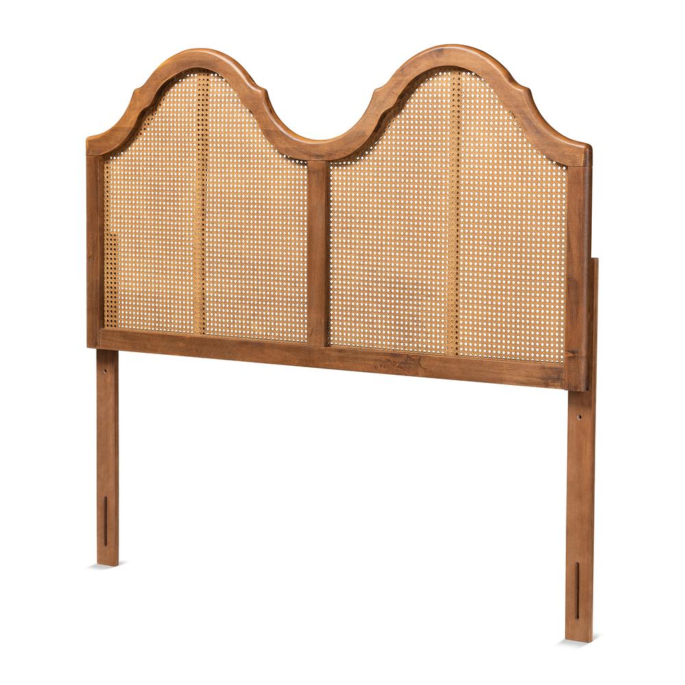 Synthetic Rattan Full Size Arched Headboard. Picture 9