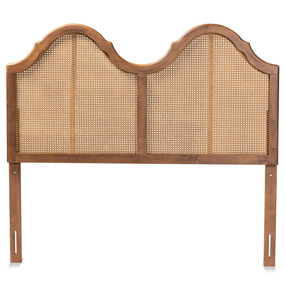 Synthetic Rattan Full Size Arched Headboard. Picture 10