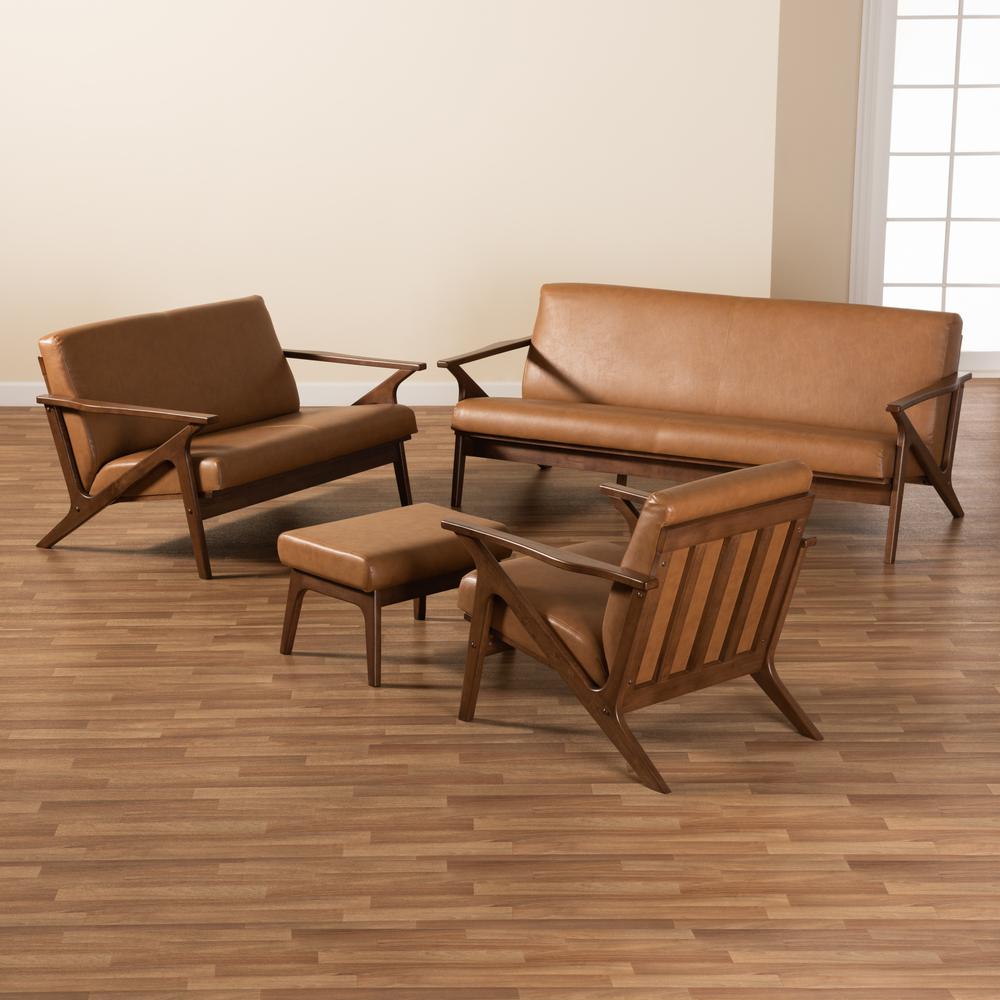 Leather Effect 4-Piece Living Room Set. Picture 19