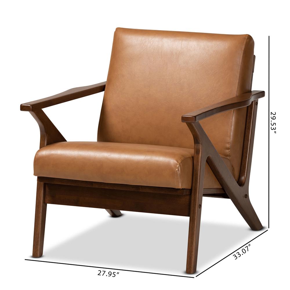 Leather Effect Lounge Chair. Picture 18