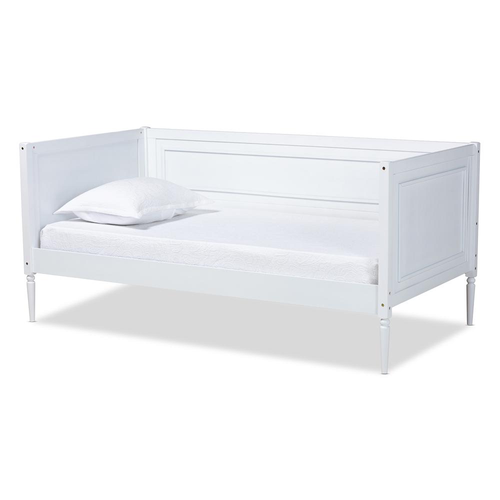 Baxton Studio Daniella Modern and Contemporary White Finished Wood Daybed. Picture 10