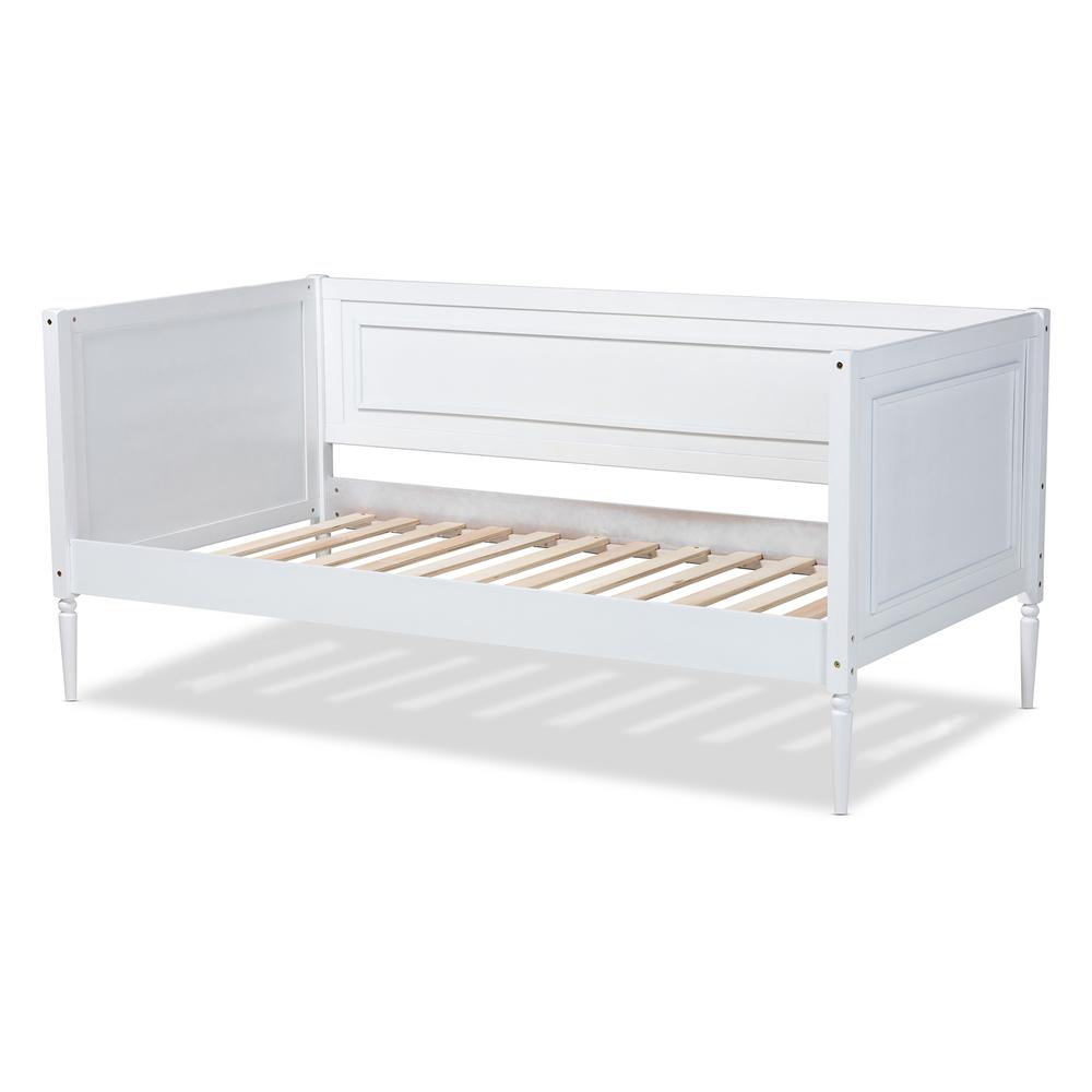 Baxton Studio Daniella Modern and Contemporary White Finished Wood Daybed. Picture 12