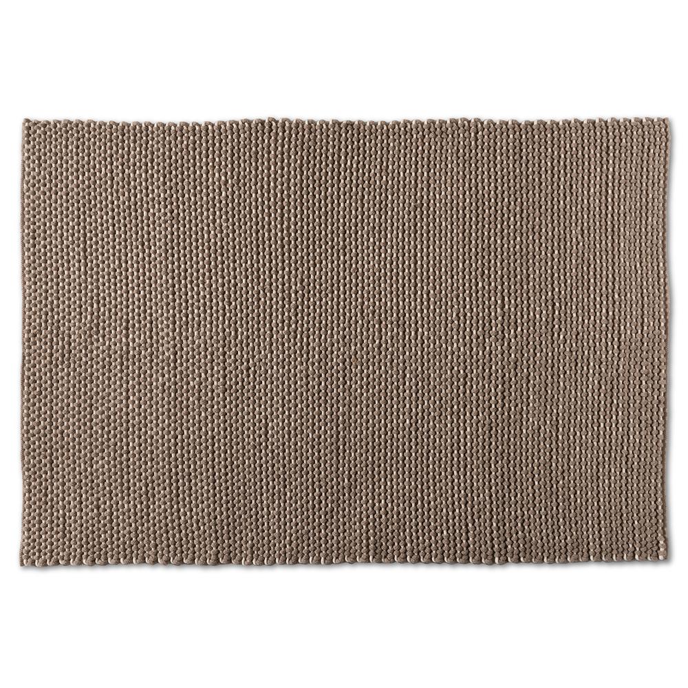 Colemar Modern and Contemporary Brown Handwoven Wool Dori Blend Area Rug. Picture 5