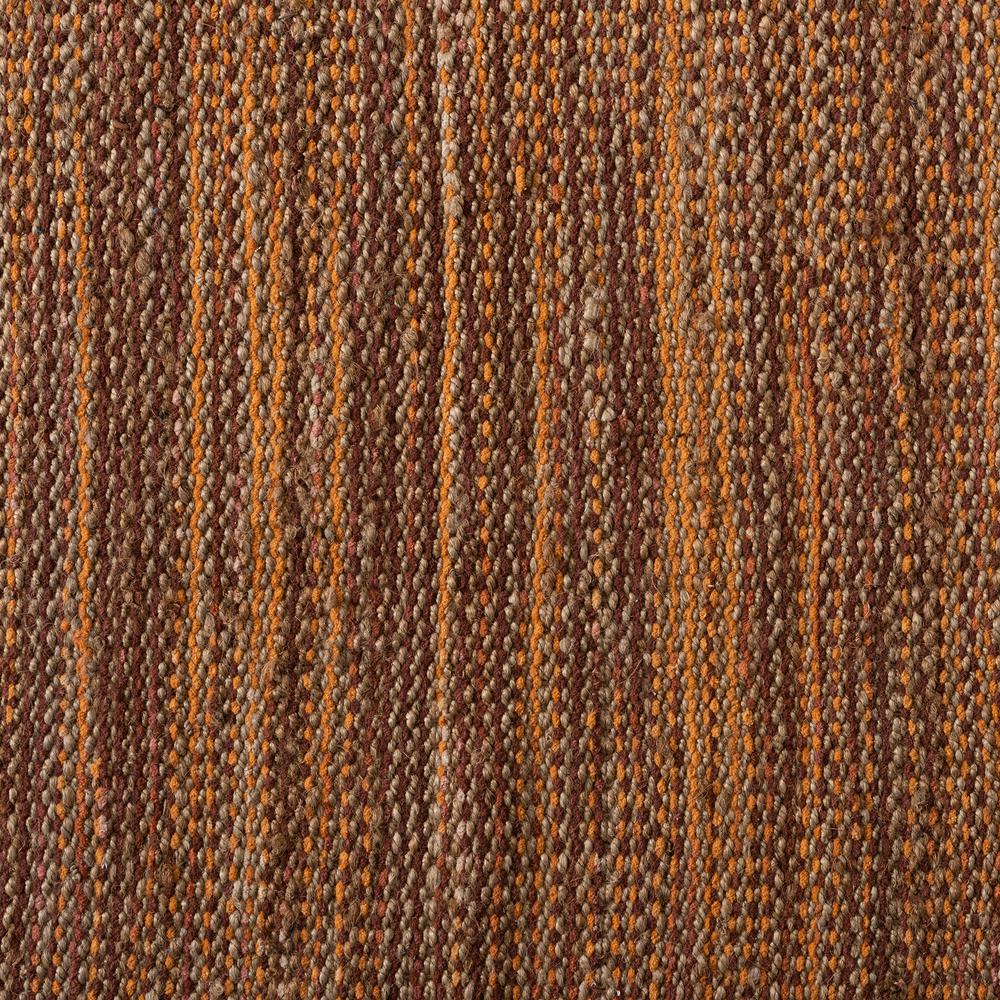 Michigan Modern and Contemporary Rust Handwoven Hemp Blend Area Rug. Picture 6