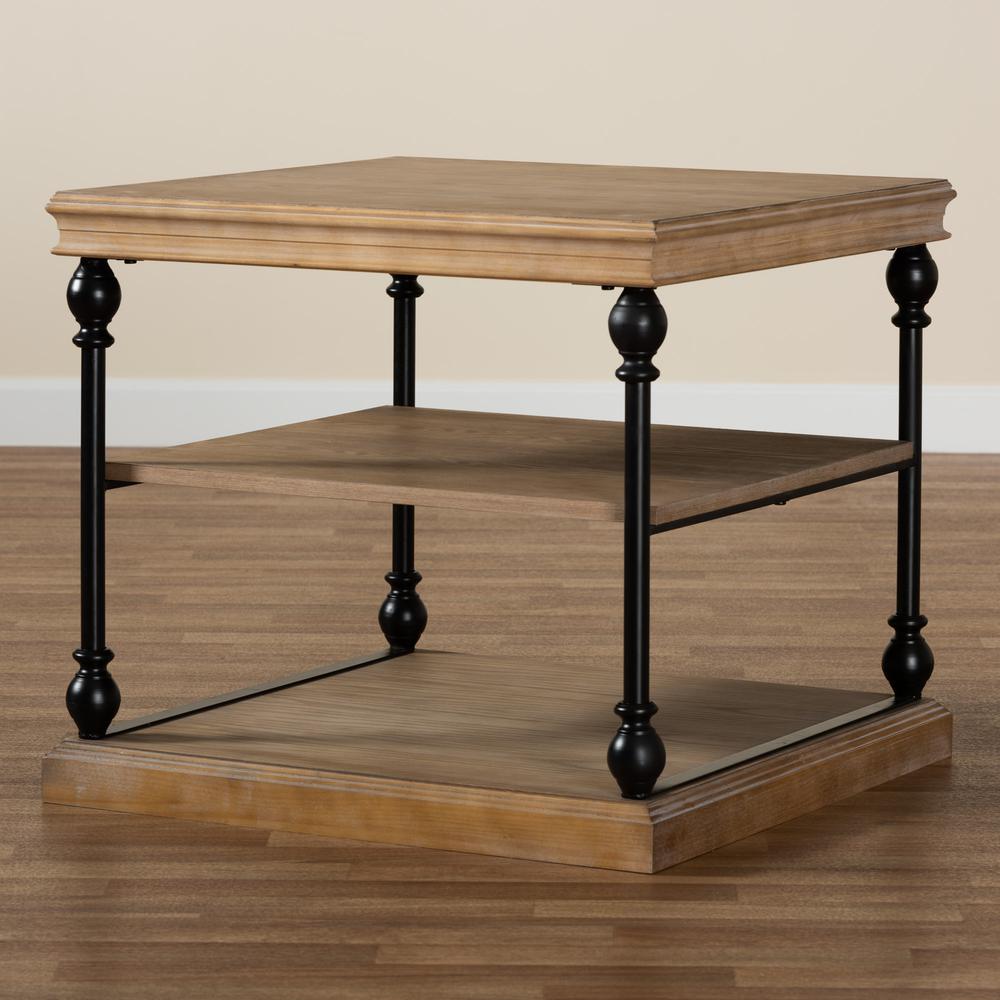 Black Metal 3-Tier End Table. Picture 15
