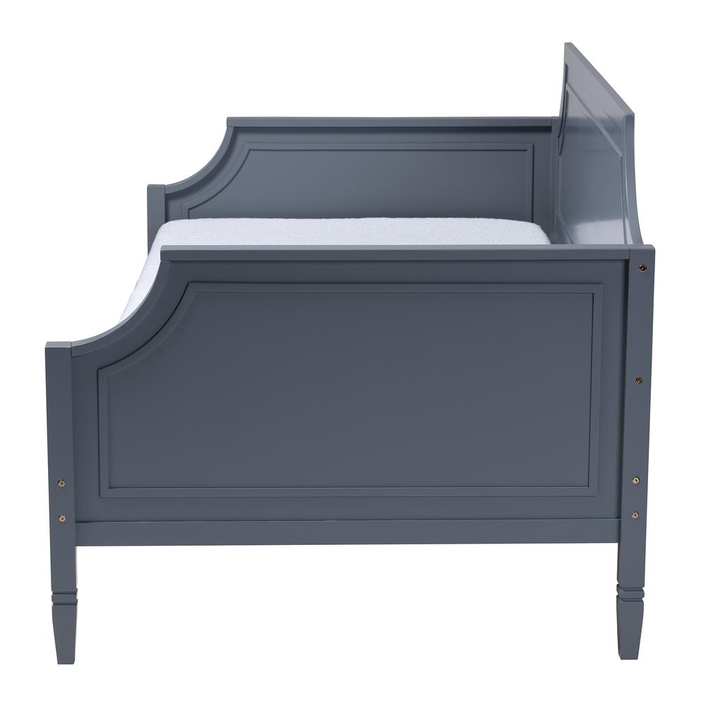 Mariana Classic and Traditional Grey Finished Wood Full Size Daybed. Picture 11