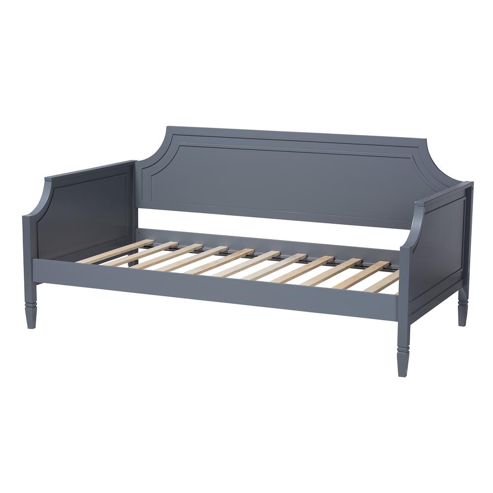 Mariana Classic and Traditional Grey Finished Wood Full Size Daybed. Picture 12