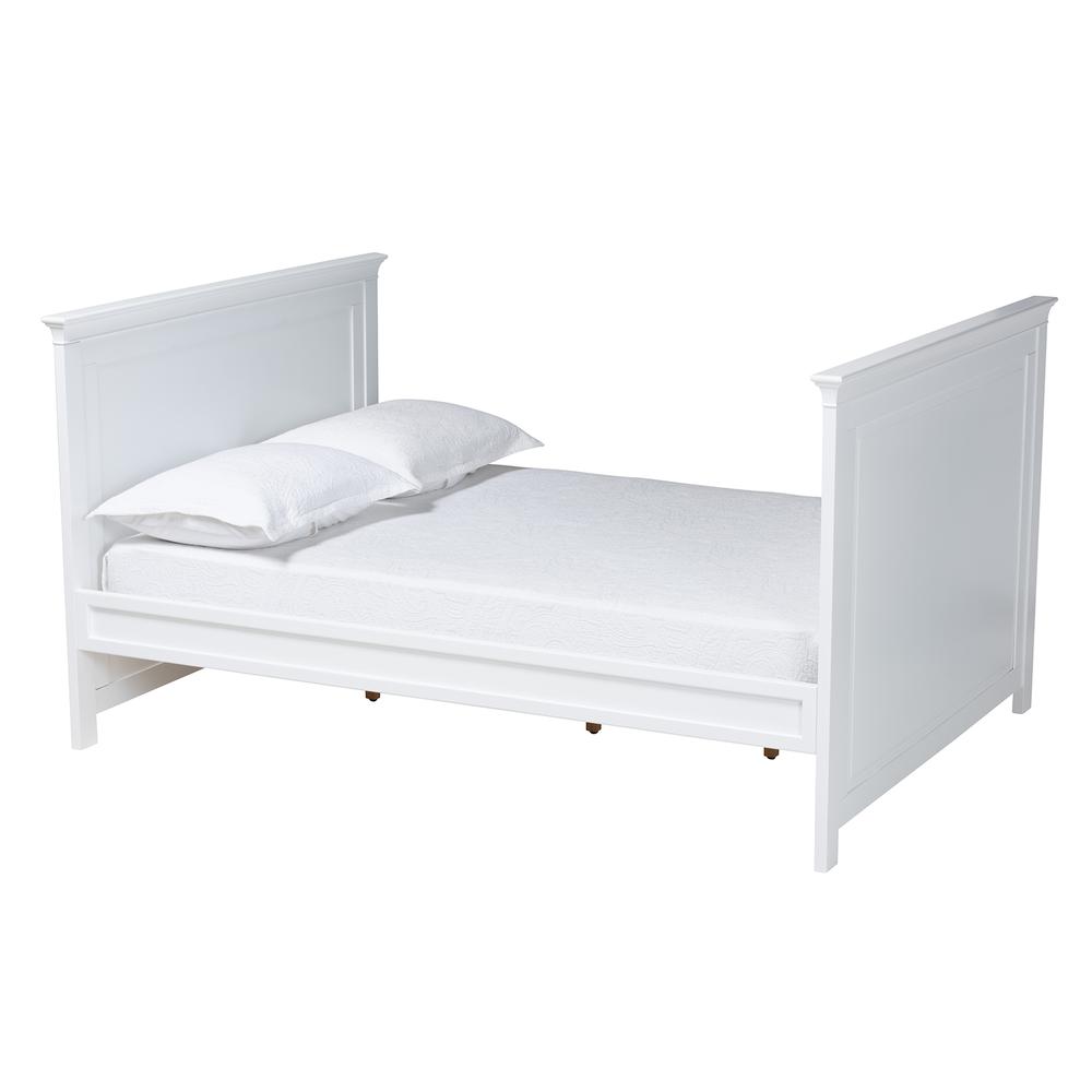 Baxton Studio Ceri Classic and Traditional White Finished Wood Twin Size Daybed. Picture 10