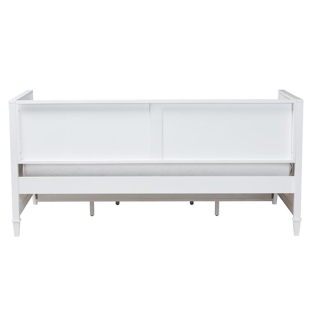 Baxton Studio Lowri Classic and Traditional White Finished Wood Twin Size 3-Drawer Daybed. Picture 9