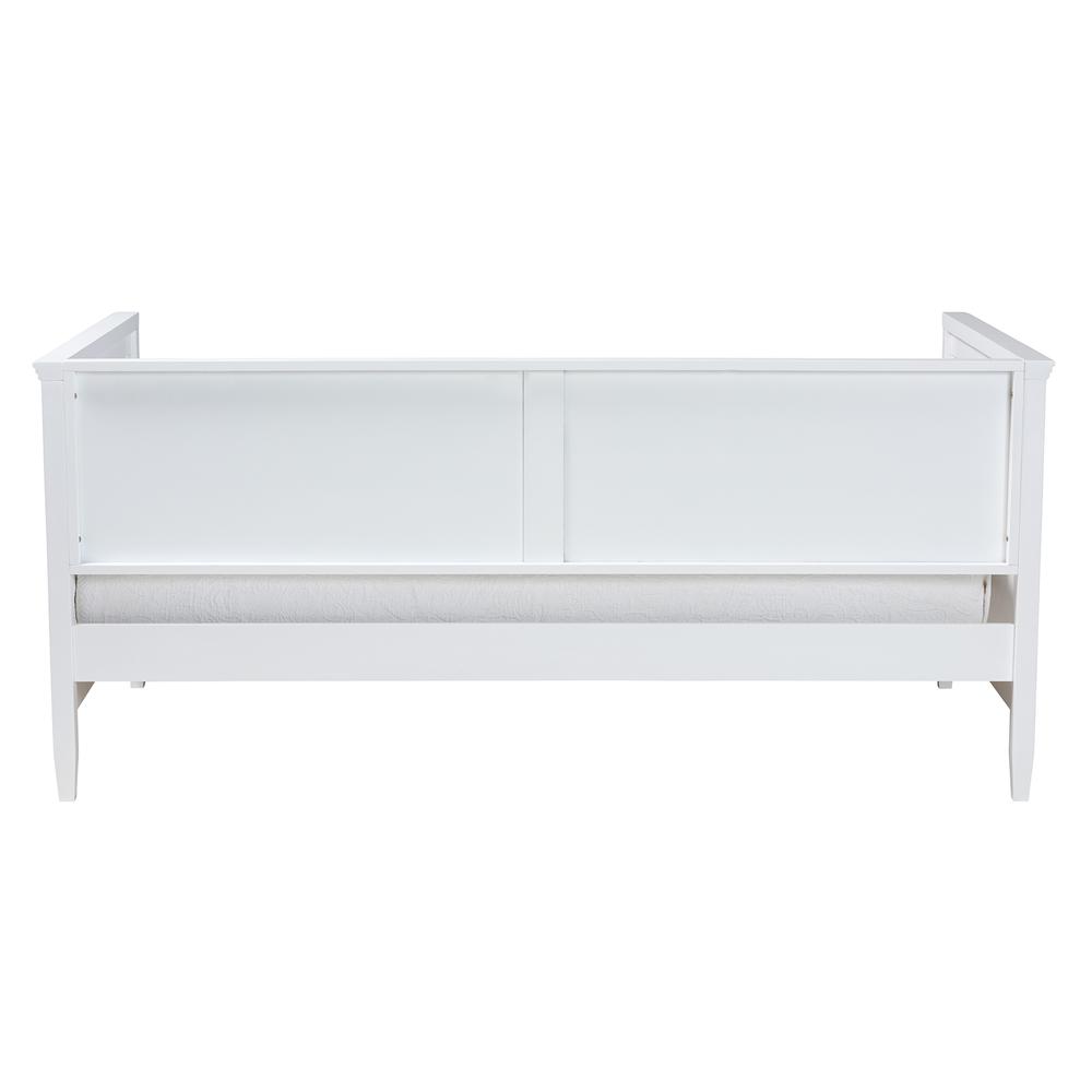 Baxton Studio Viva Classic and Traditional White Finished Wood Twin Size Daybed. Picture 17