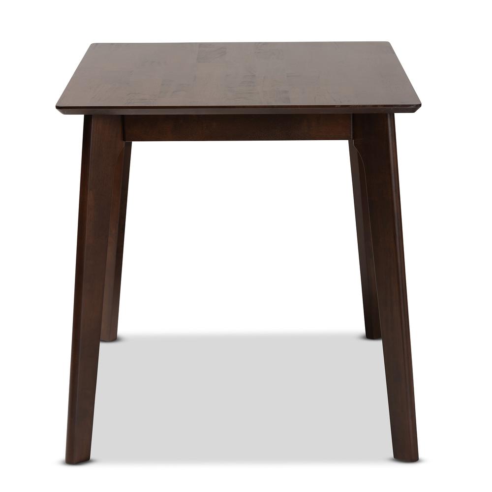 Seneca Modern and Contemporary Dark Brown Finished Wood Dining Table. Picture 12