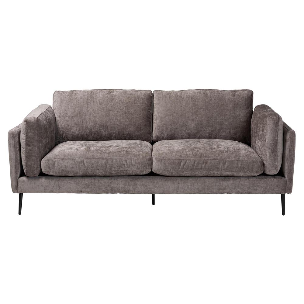 Holton Modern Grey Fabric Sofa. Picture 12