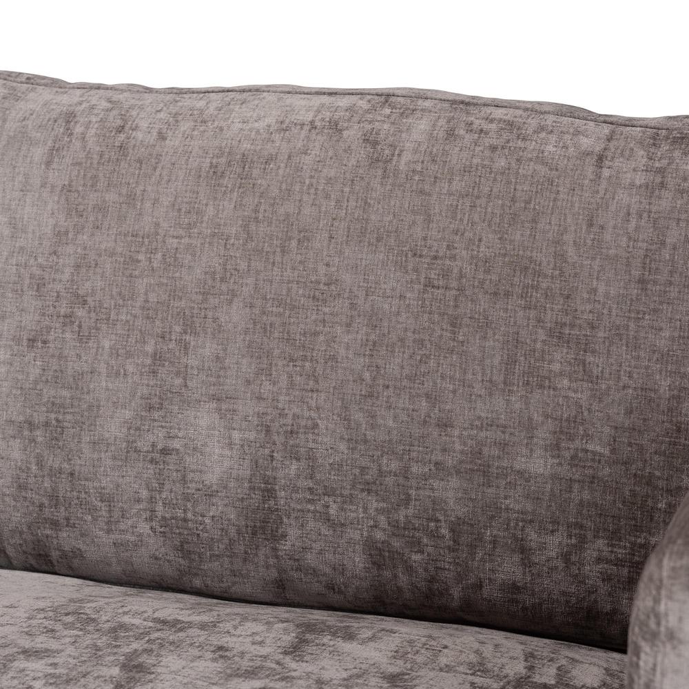 Holton Modern Grey Fabric Sofa. Picture 15