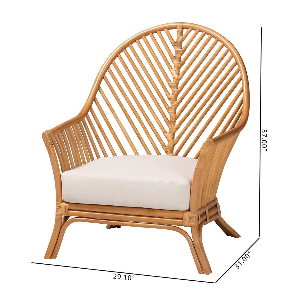 Lisabon Bohemian Light Honey Rattan Arm Chair. Picture 20