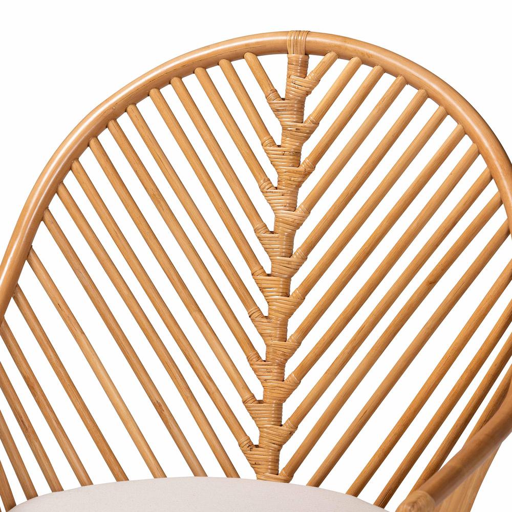 Lisabon Bohemian Light Honey Rattan Arm Chair. Picture 15