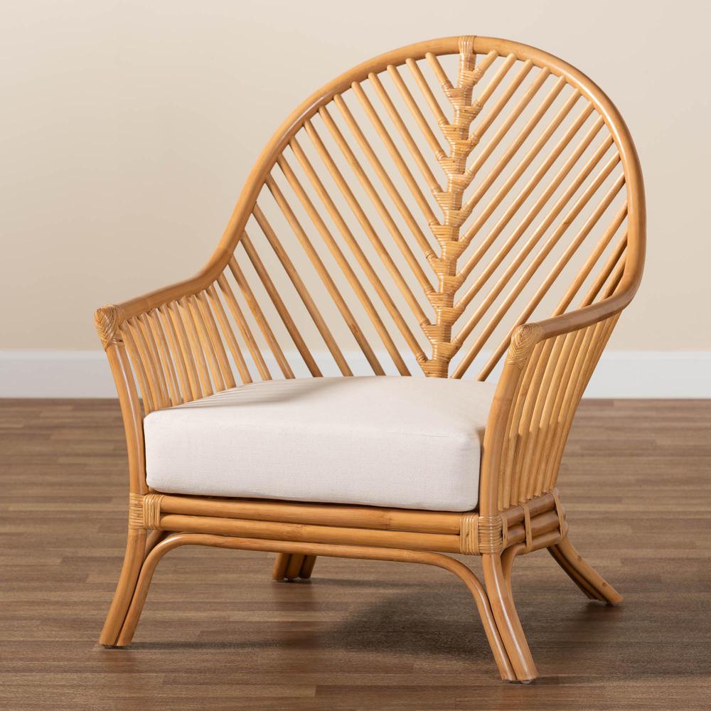 Lisabon Bohemian Light Honey Rattan Arm Chair. Picture 19