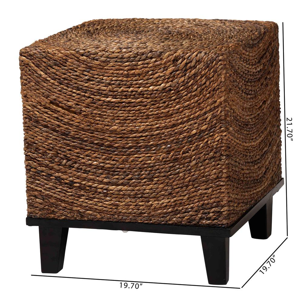 Verino Bohemian Natural Seagrass End Table. Picture 18