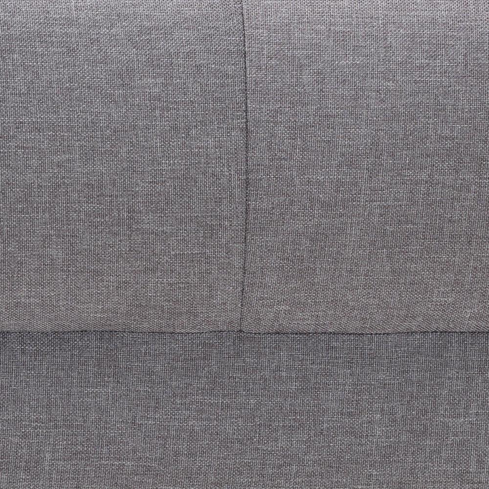 Claire Contemporary Slate Fabric Upholstered Convertible Sleeper Sofa. Picture 14