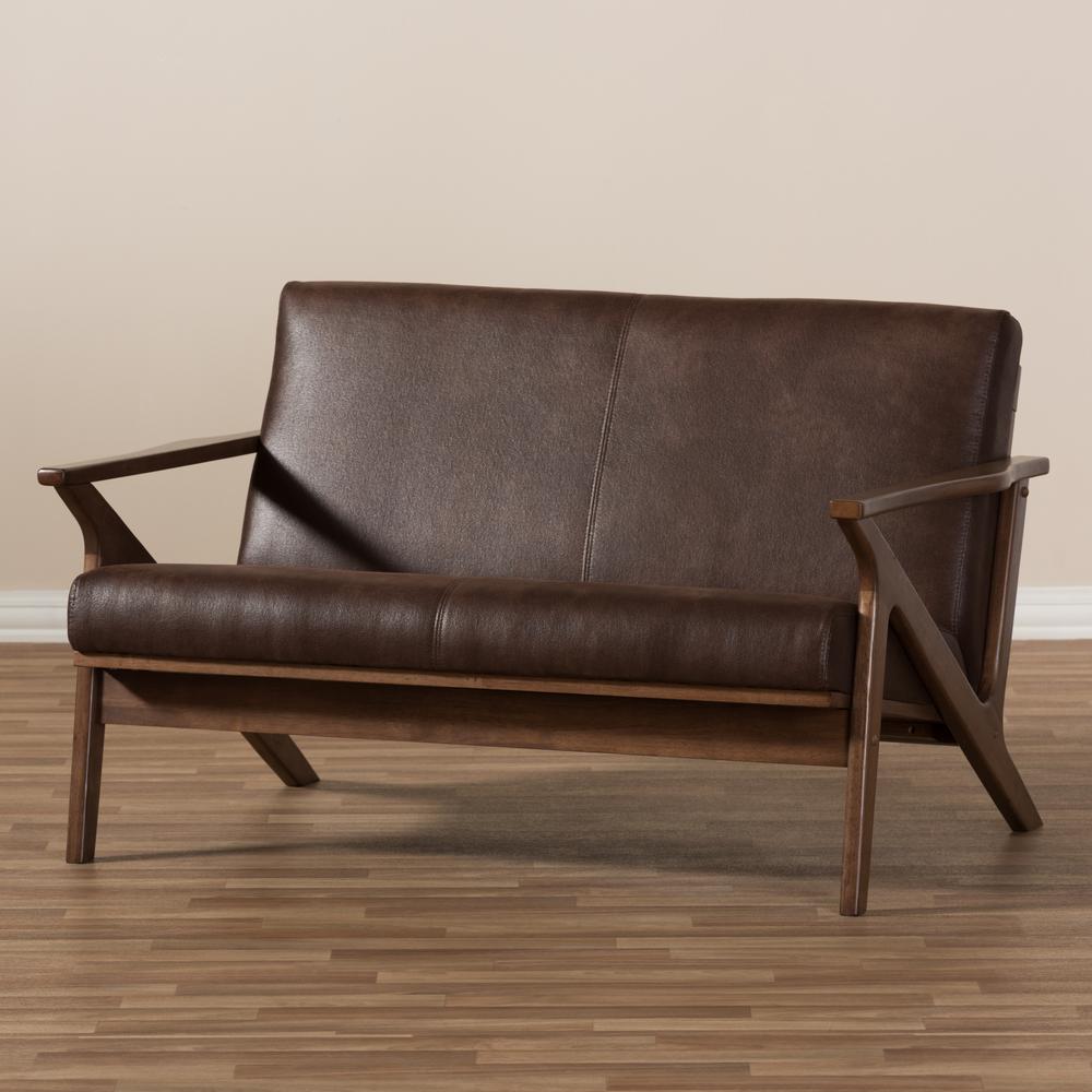 Leather 2-Seater Loveseat. Picture 15